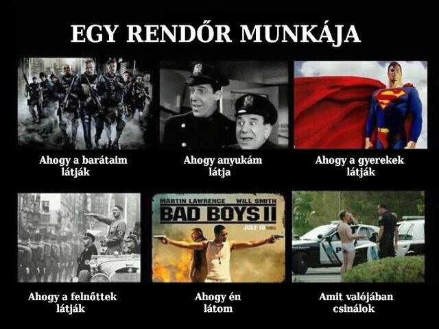 Egy rendőr munkája