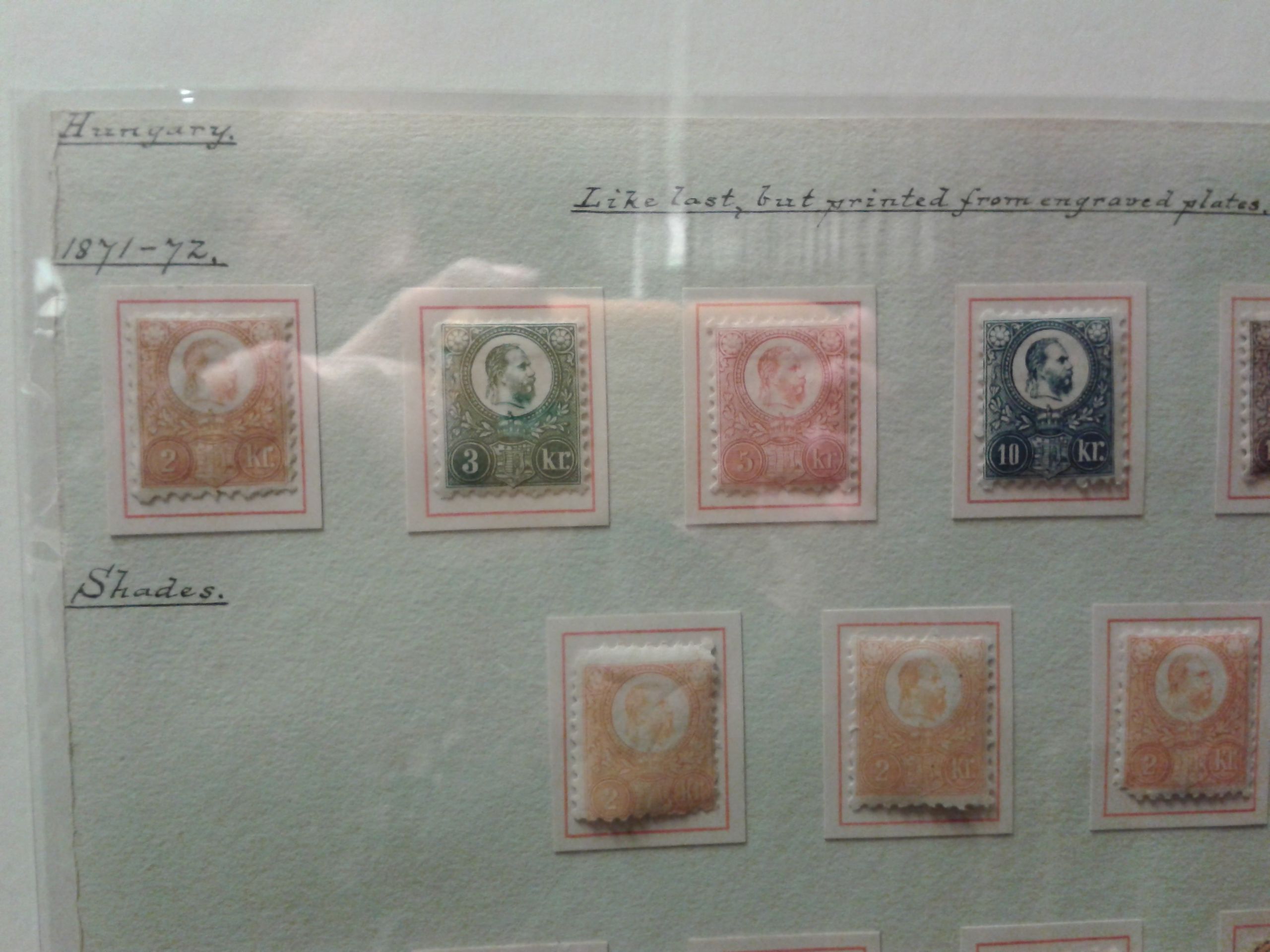 magyar bélyegek a British Library kállításán :)