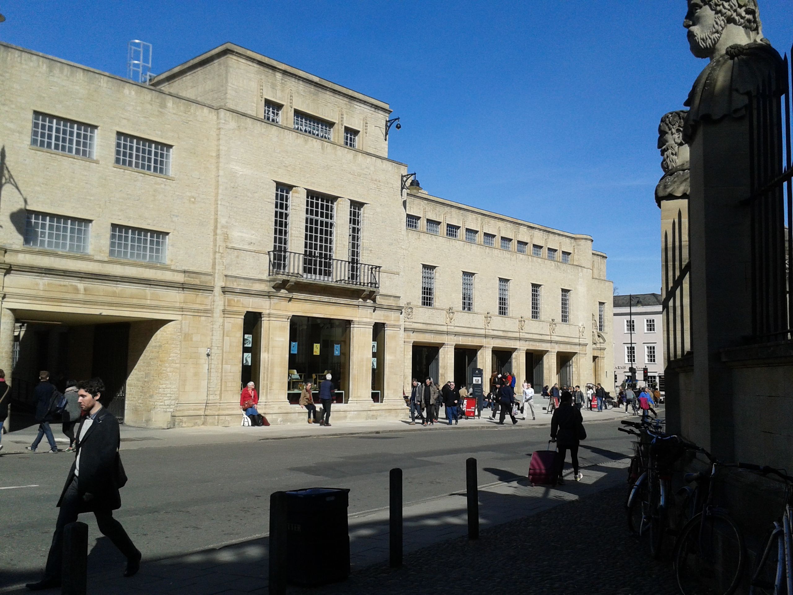 az új Bodleian Könyvtár