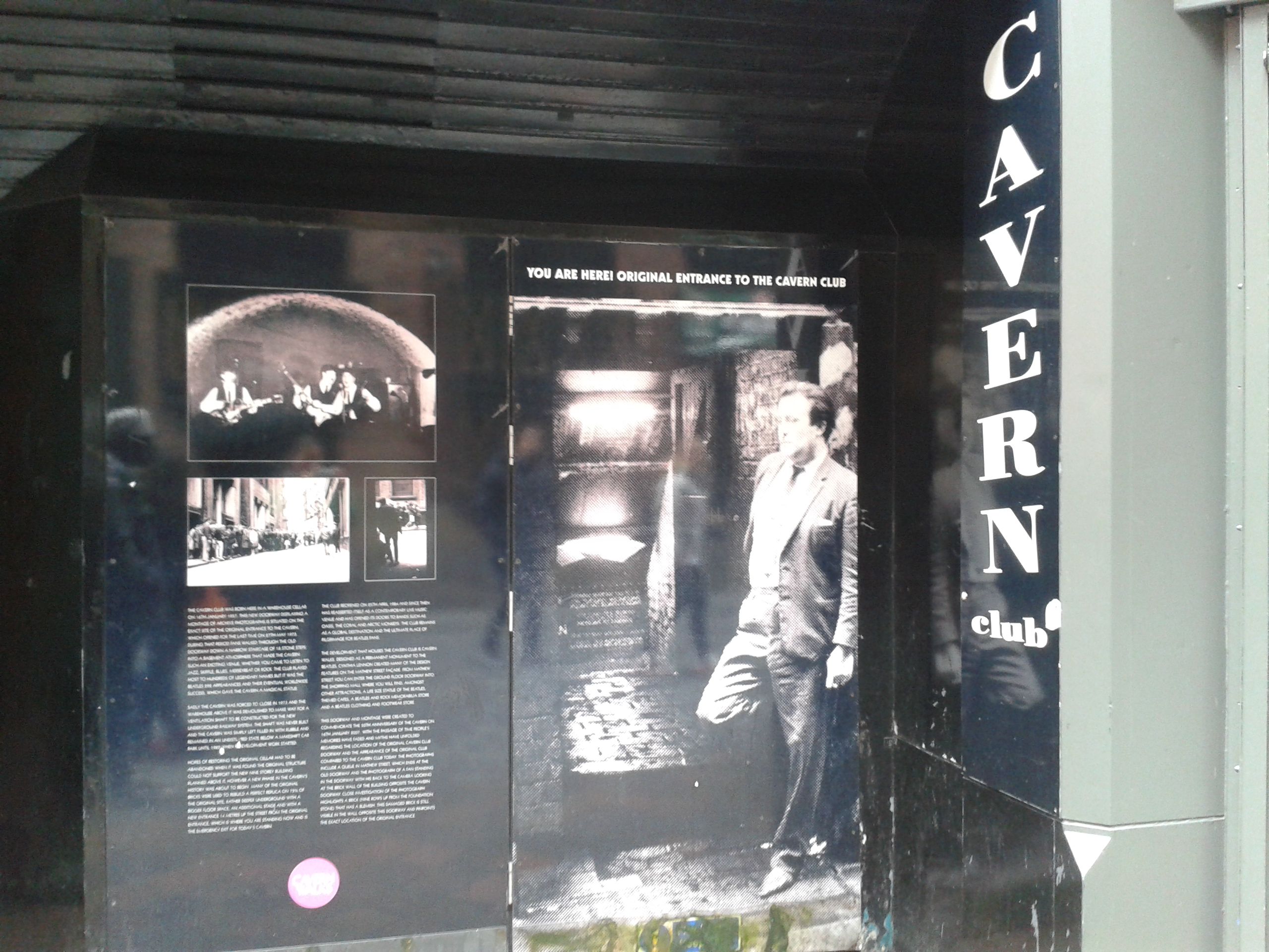 Az eredeti Cavern Club bejárata